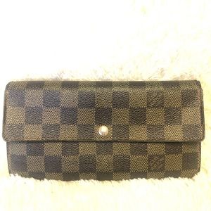 LV Sarah damier ebene wallet